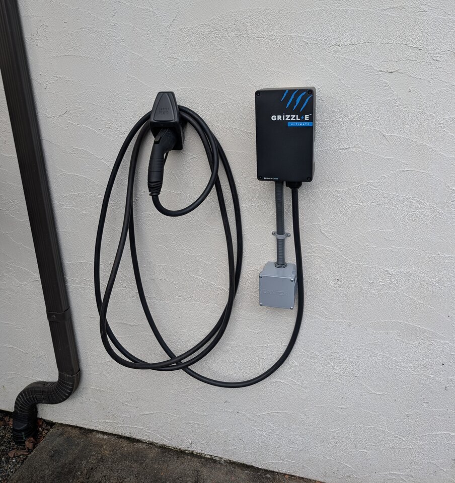 Grizzl-E Ultimate installed on the exterior of my house