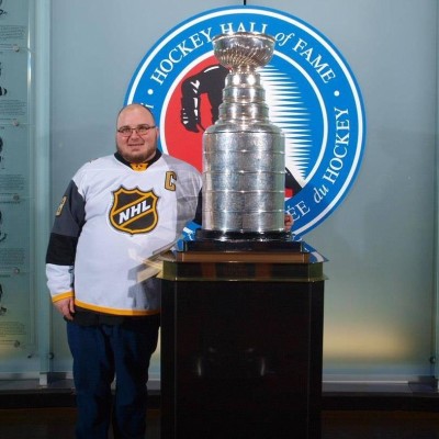 Picture of me with the Stanley Cup